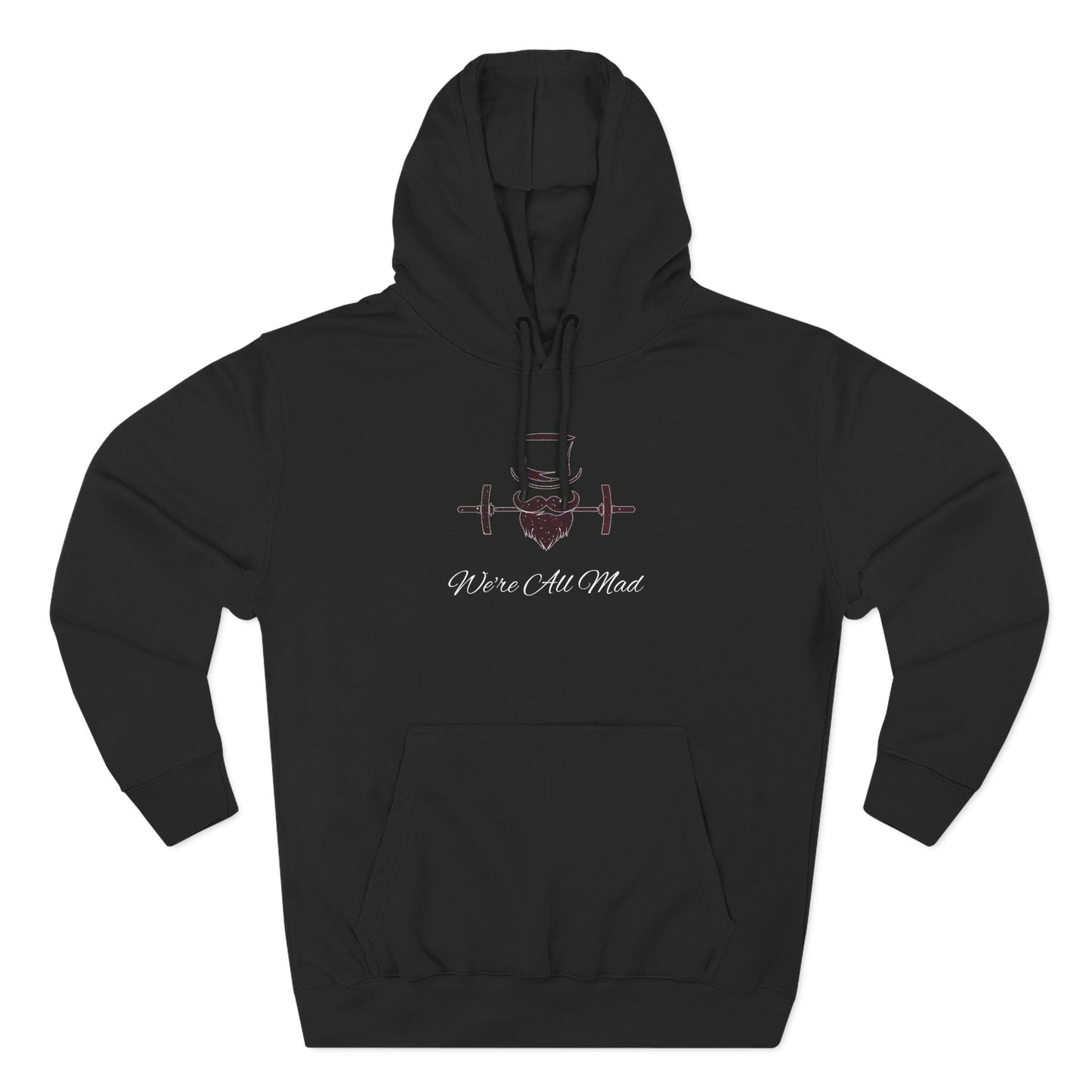Burgundy Splatter Hoodie