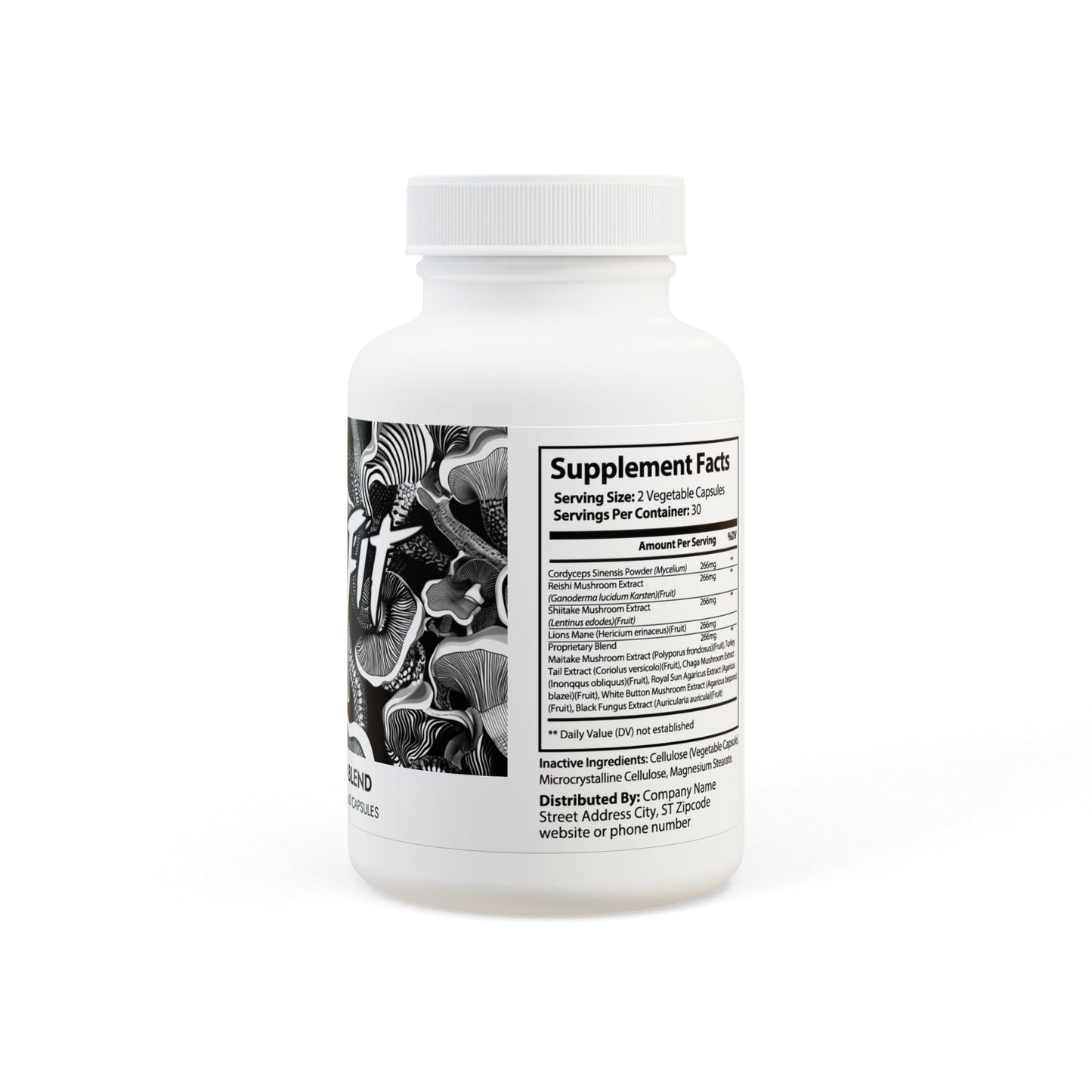 MadFit Botanical Mushroom Capsules (60 ct)