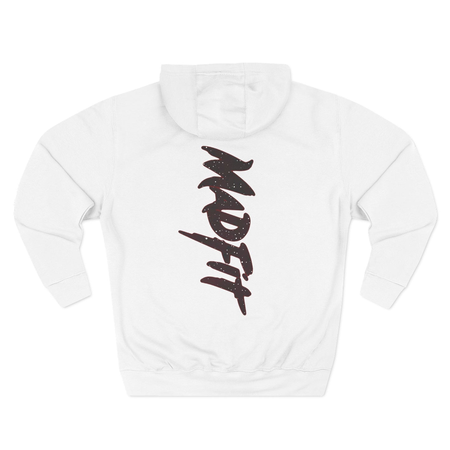 Burgundy Splatter Hoodie