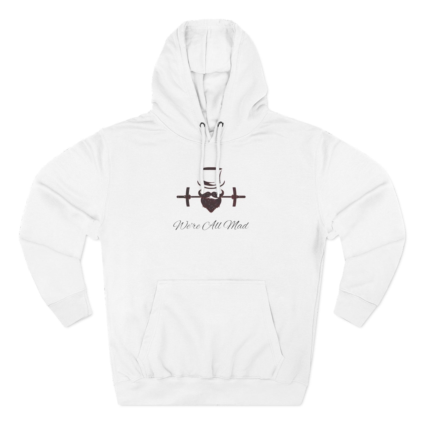 Burgundy Splatter Hoodie