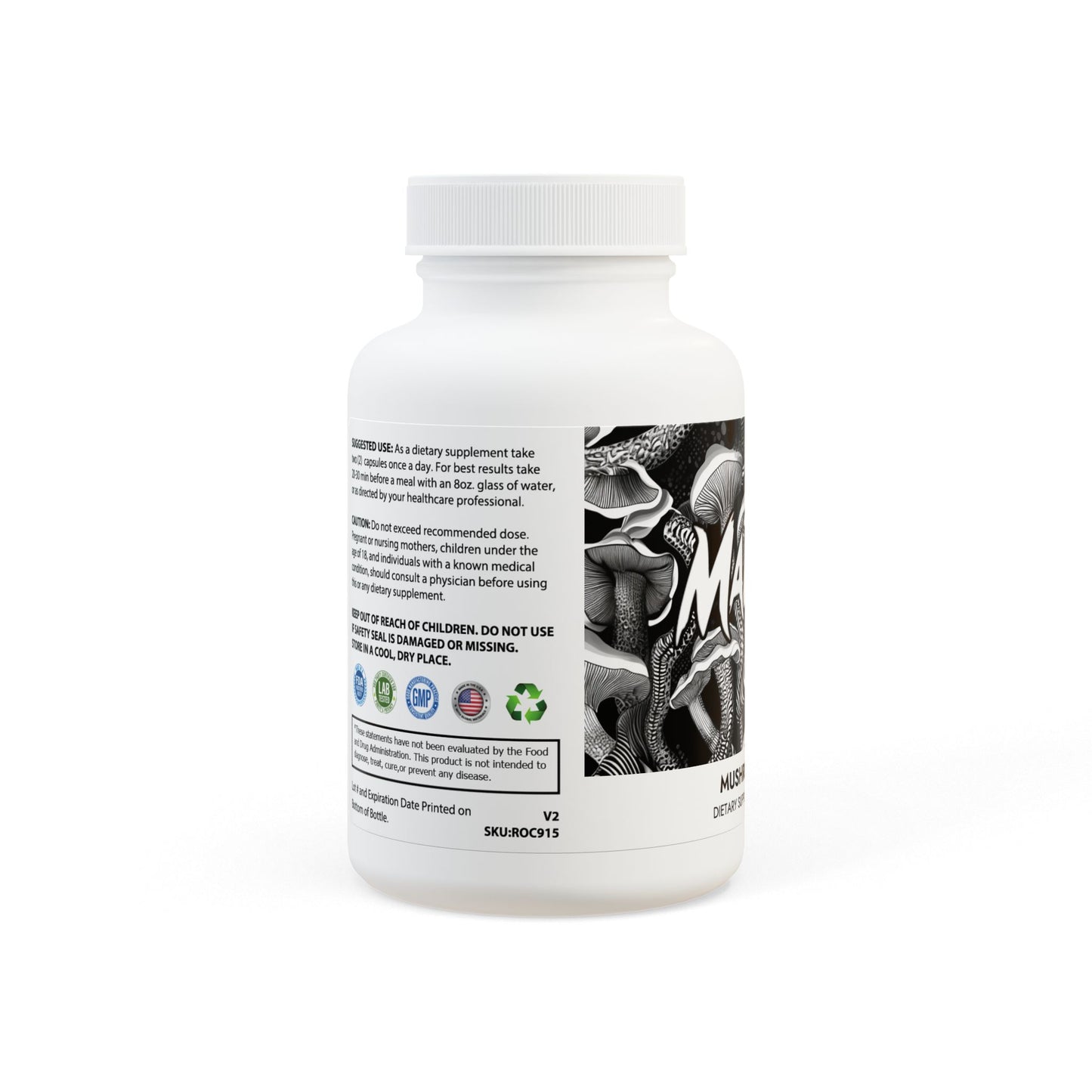 MadFit Botanical Mushroom Capsules (60 ct)