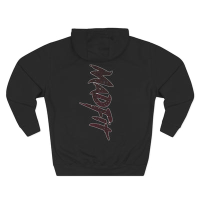 Burgundy Splatter Hoodie