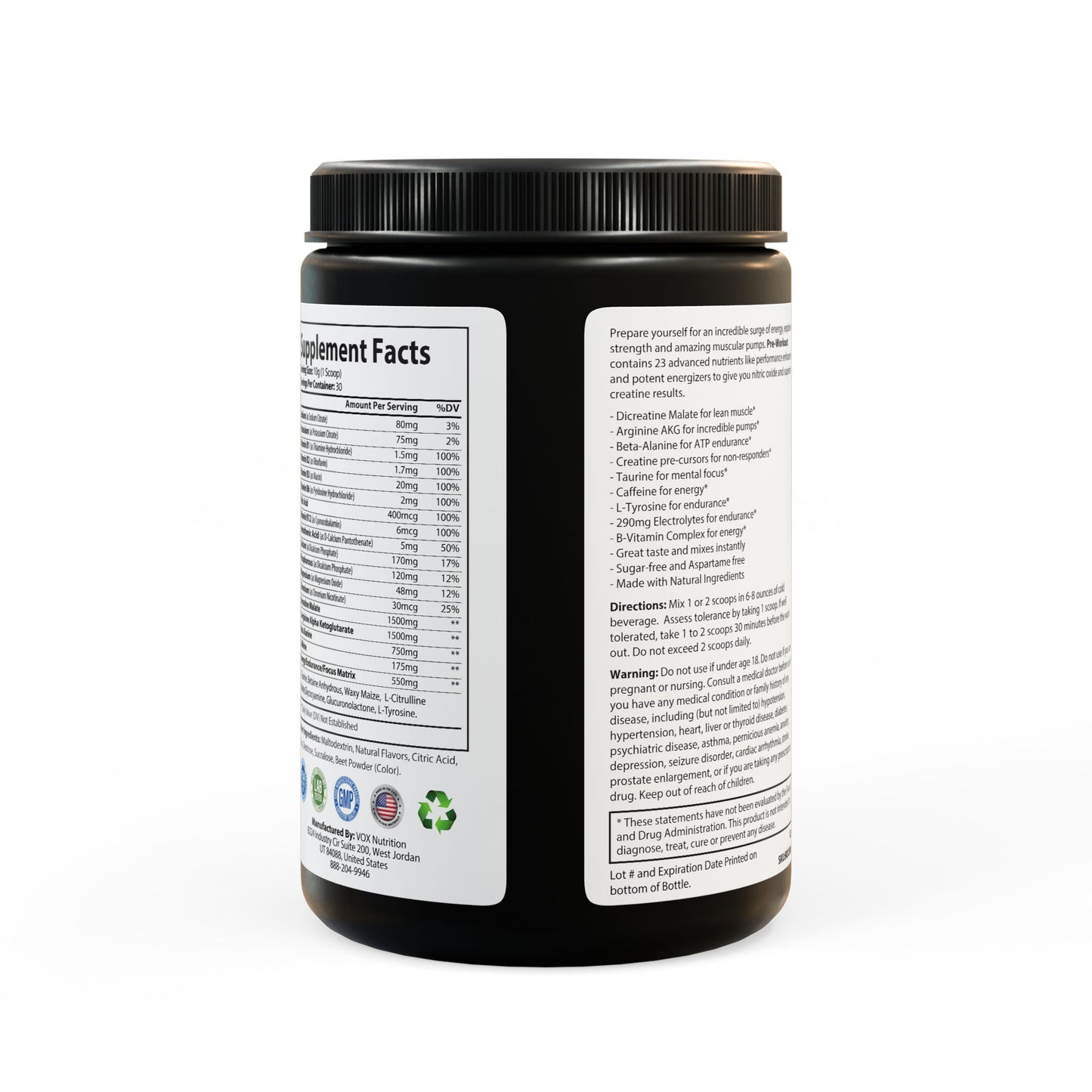 MadFit Workout Support Blend - Watermelon (300g, 10.58oz)
