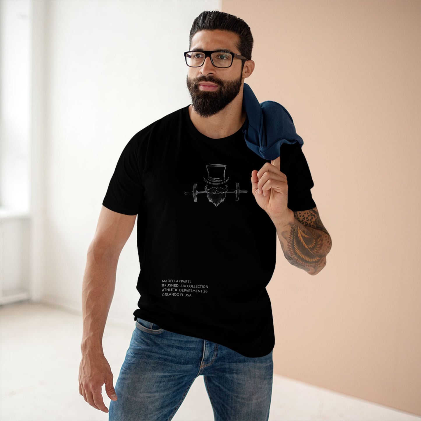 Black Brushed MadFit Tee