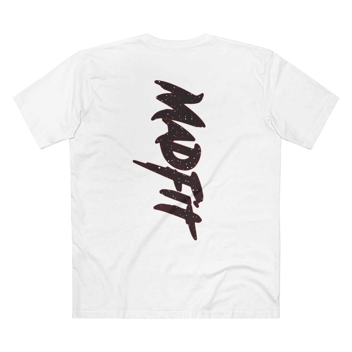 Burgundy Splatter MadFit Tee