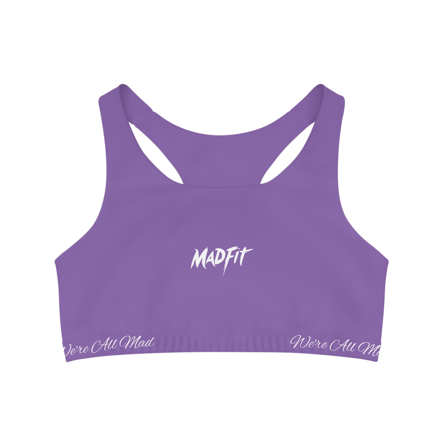 Lavender MadFit Seamless Sports Bra