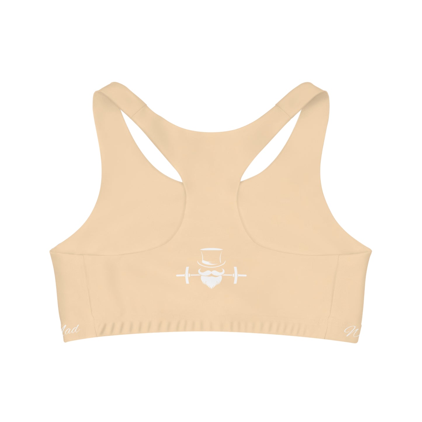 Sandstone Beige MadFit Seamless Sports Bra