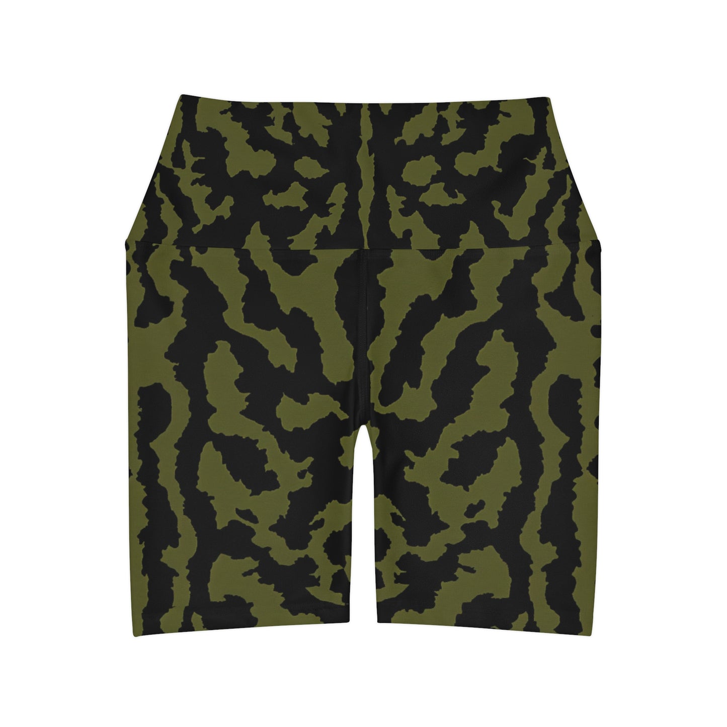 Midnight Jungle Camo High Waisted Shorts