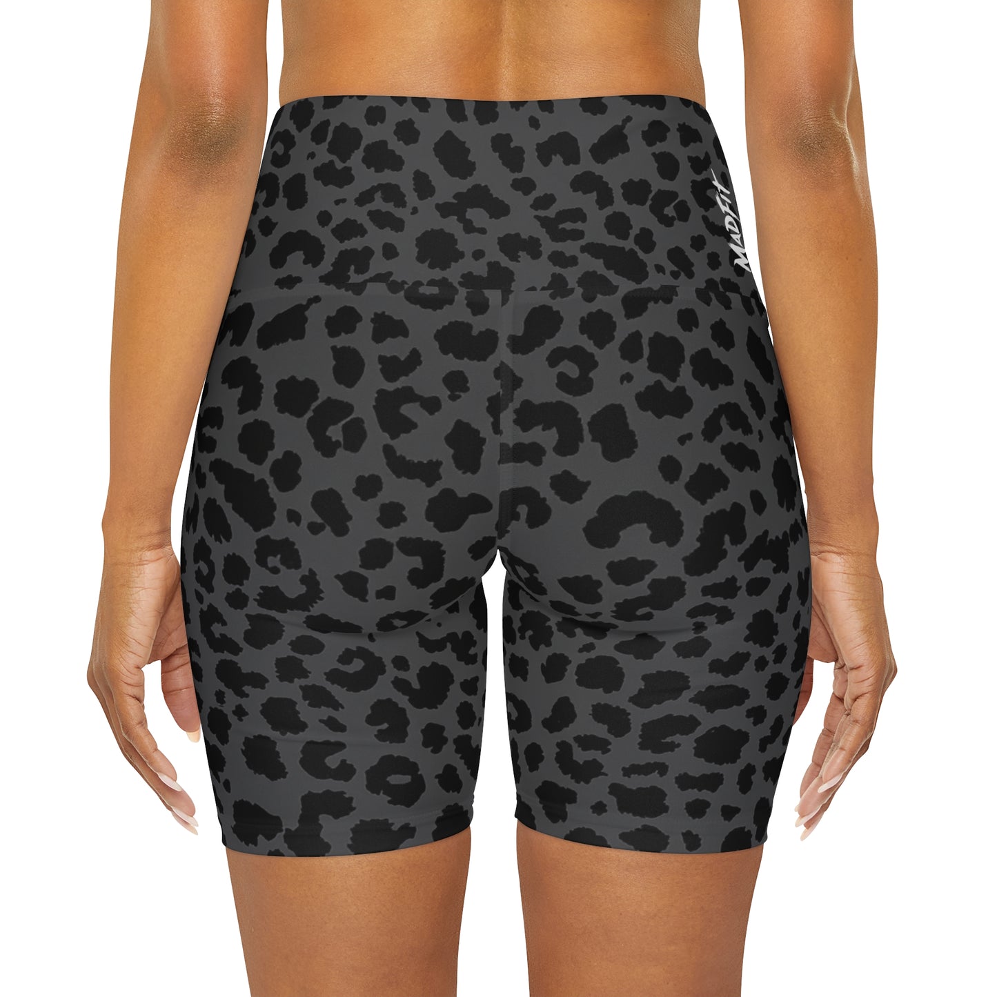 Midnight Charcoal Night Stalker High Waisted Shorts