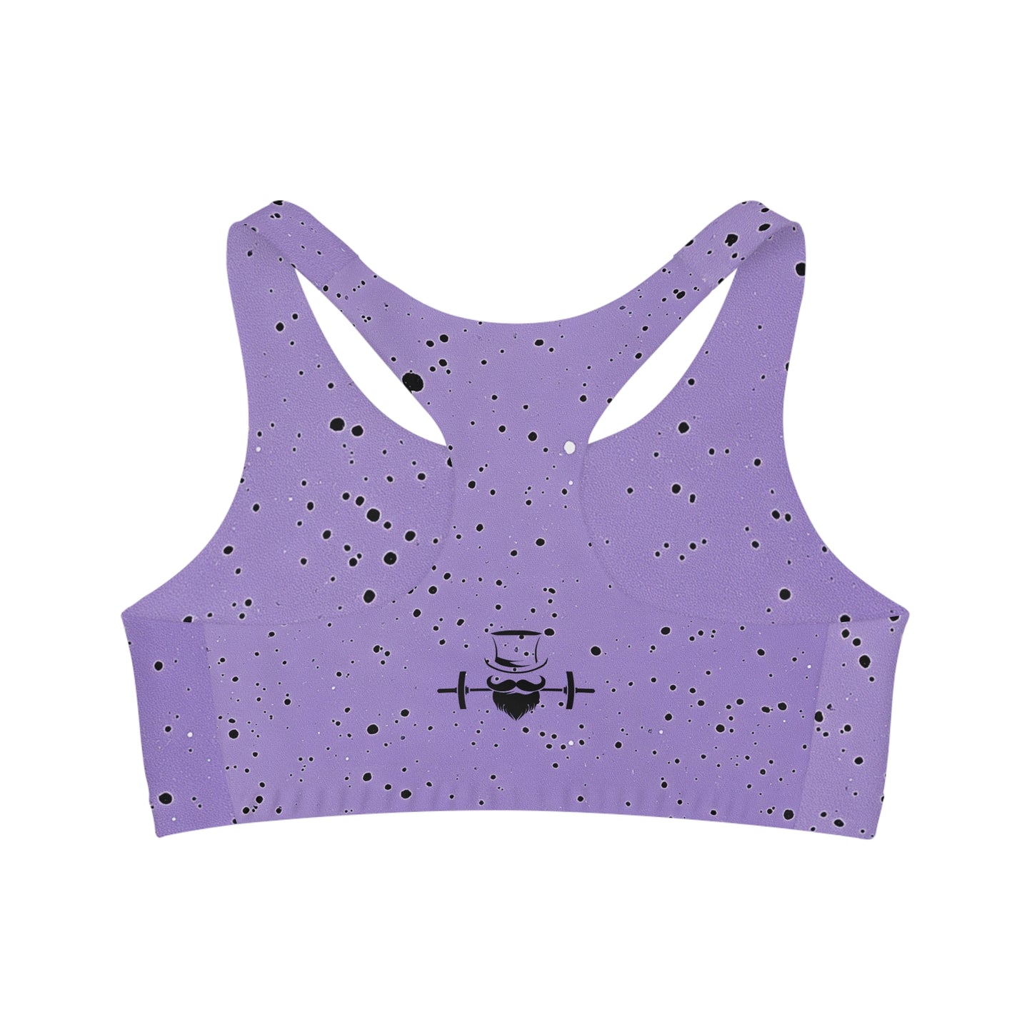 Lavender Speckled Seamless Sports Bra