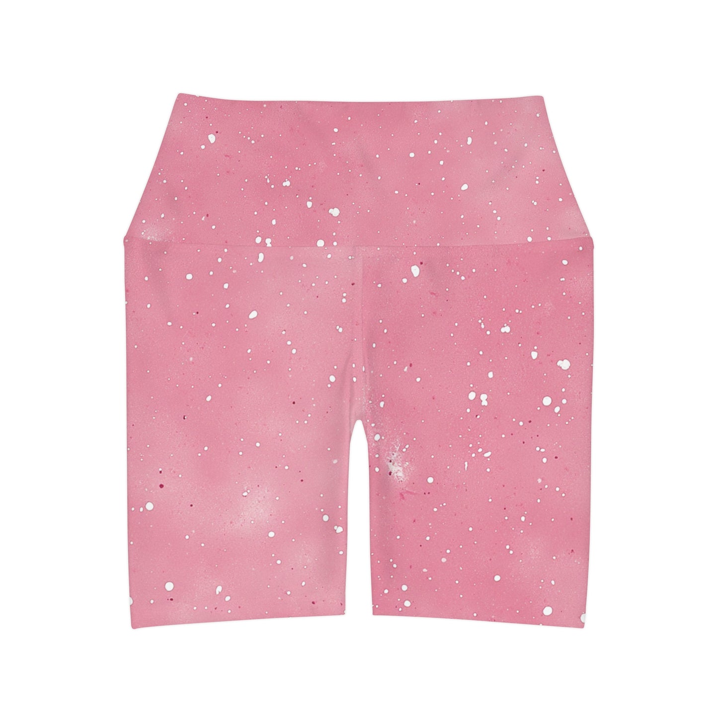 Blush Pink “Speckled” High Waisted Shorts