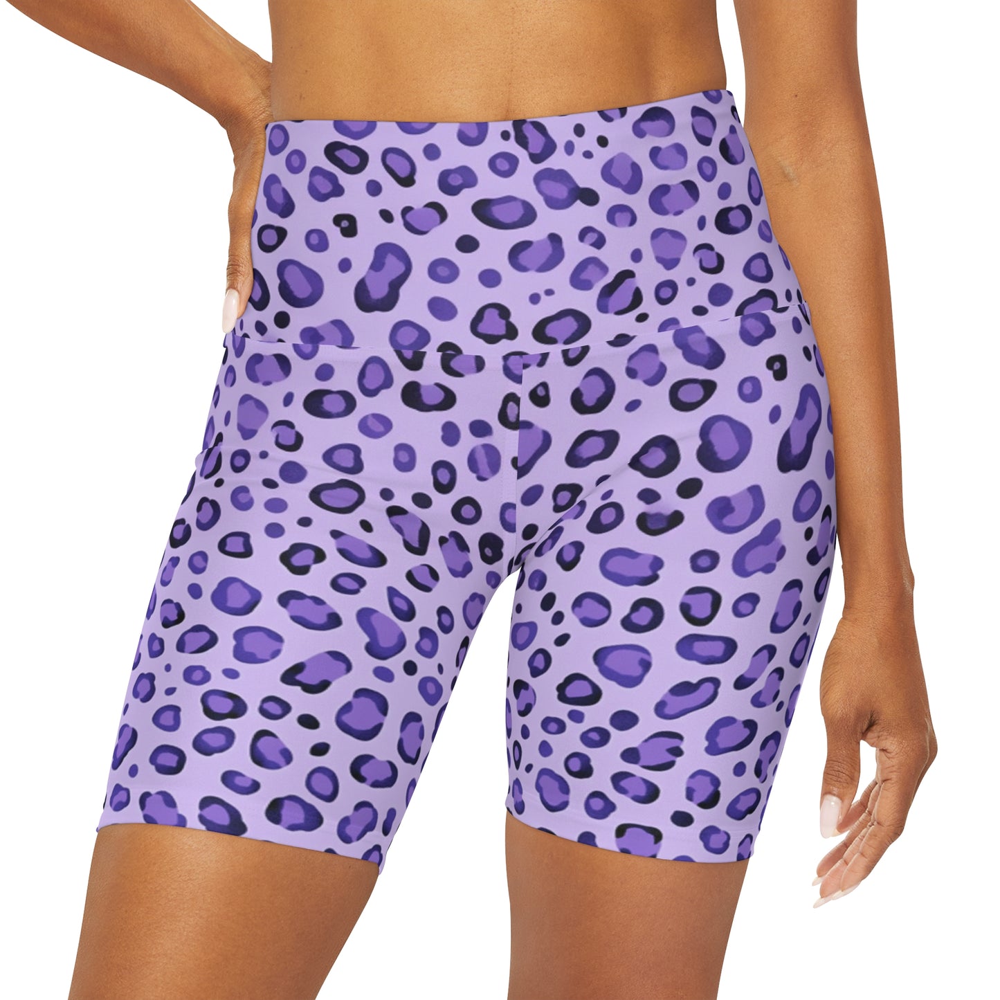 Lavender Night Stalker High Waisted Shorts