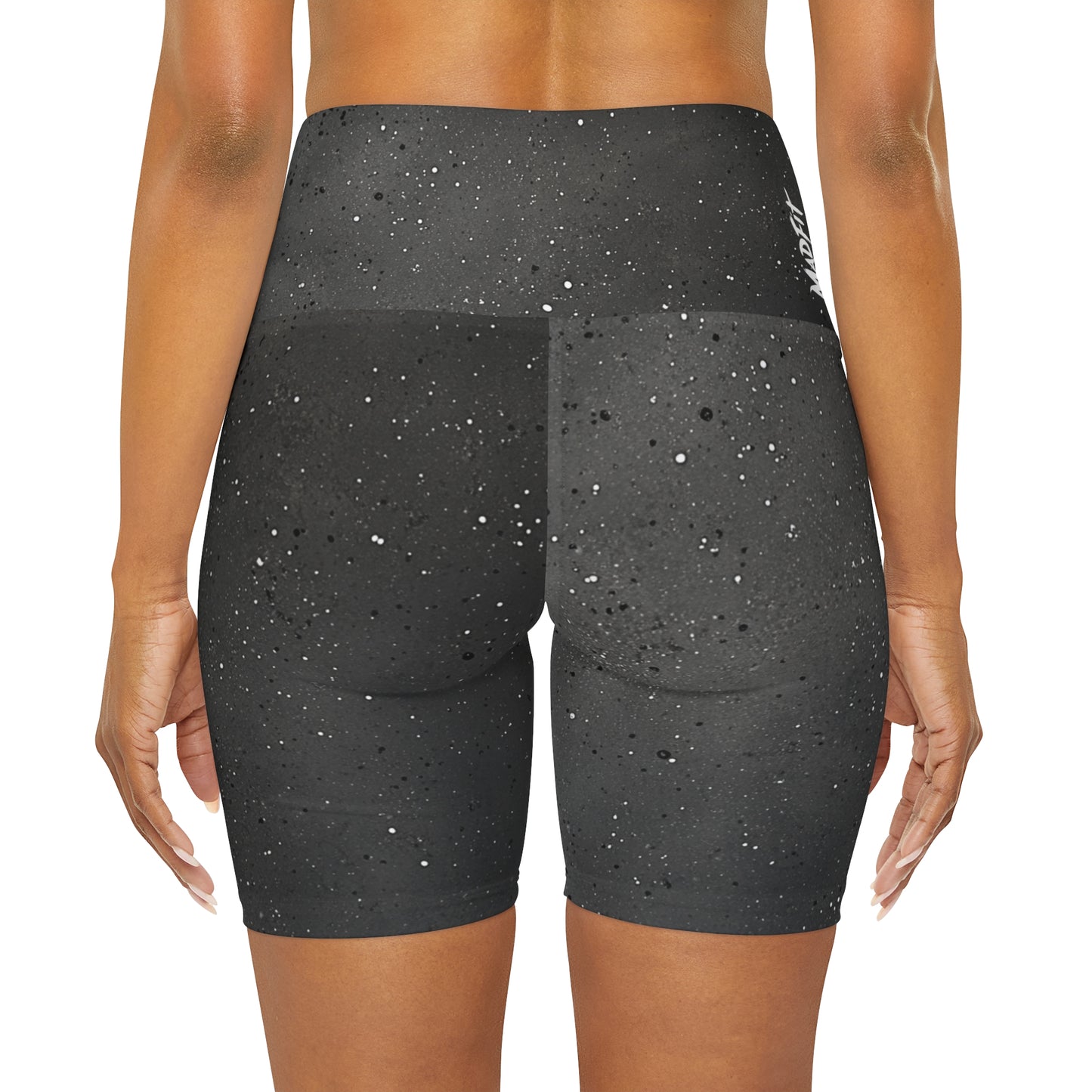 Charcoal “Speckled” High Waisted Shorts