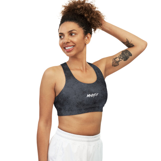 Charcoal Cloud 9 Seamless Sports Bra