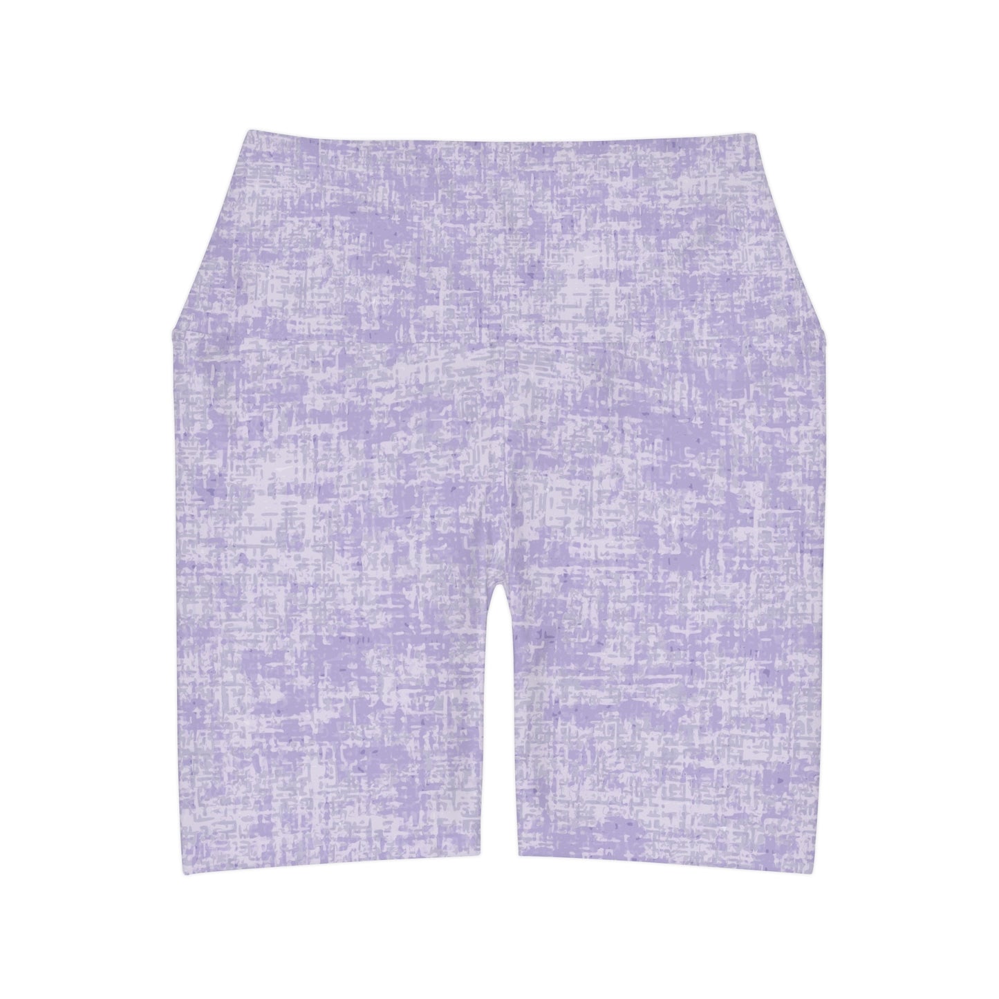 Soft Lavender “Heathered” High Waisted Shorts