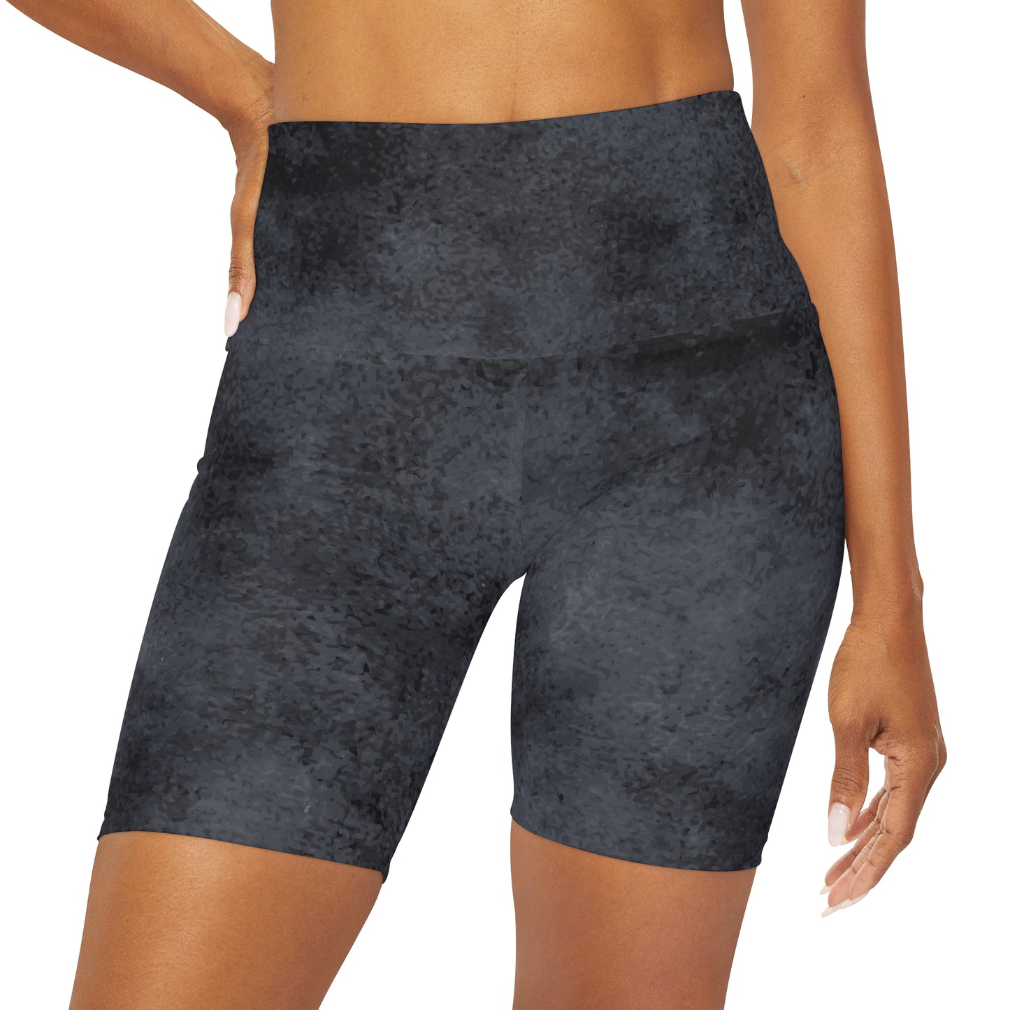 Charcoal Cloud 9 High Waisted Shorts