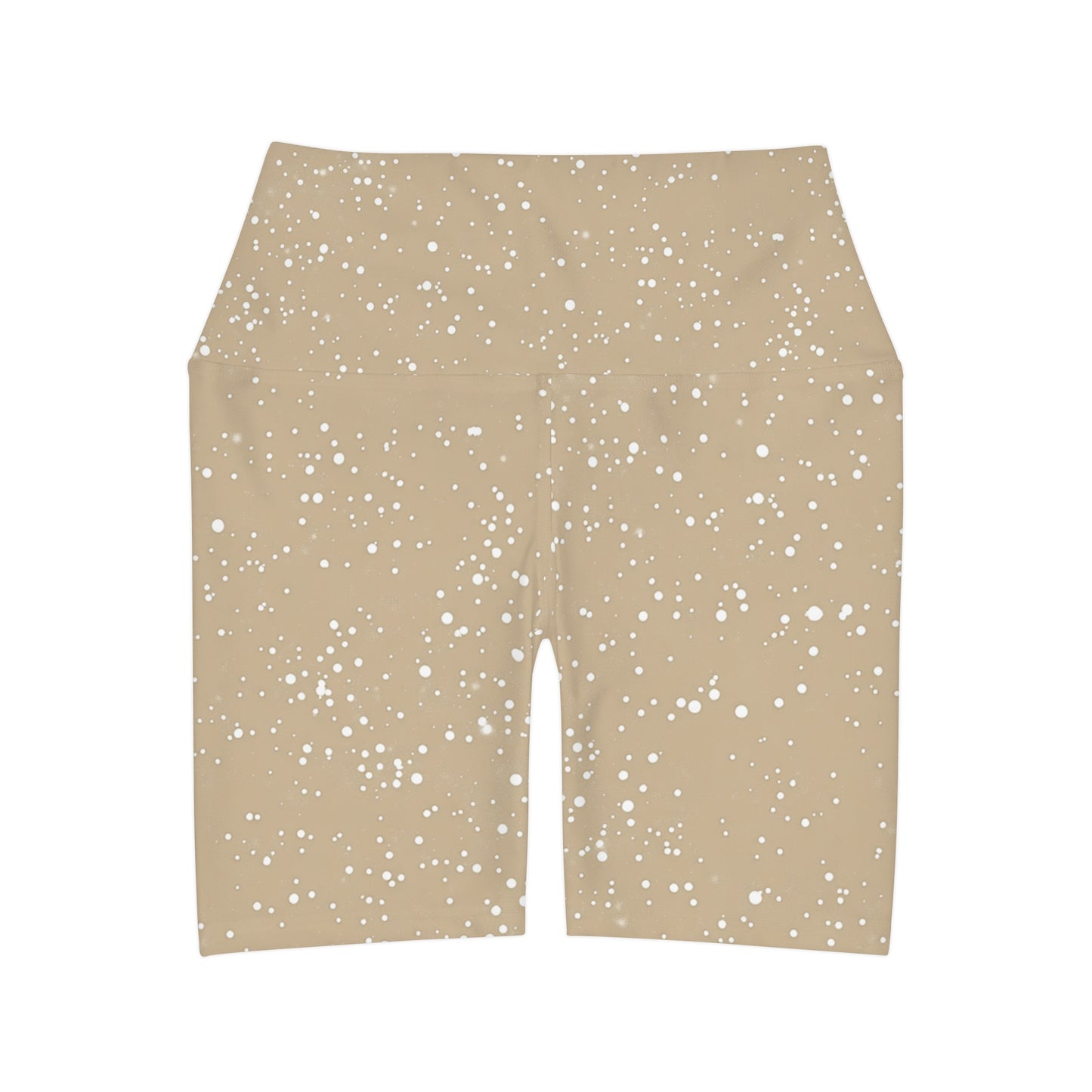 Sandstone Beige “Speckled” High Waisted Shorts