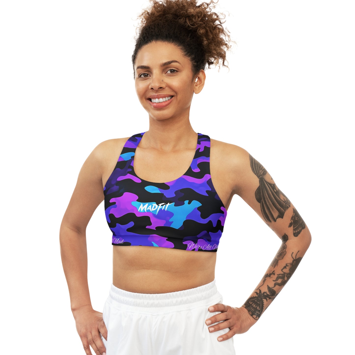 Exotic Camo Seamless Sports Bra