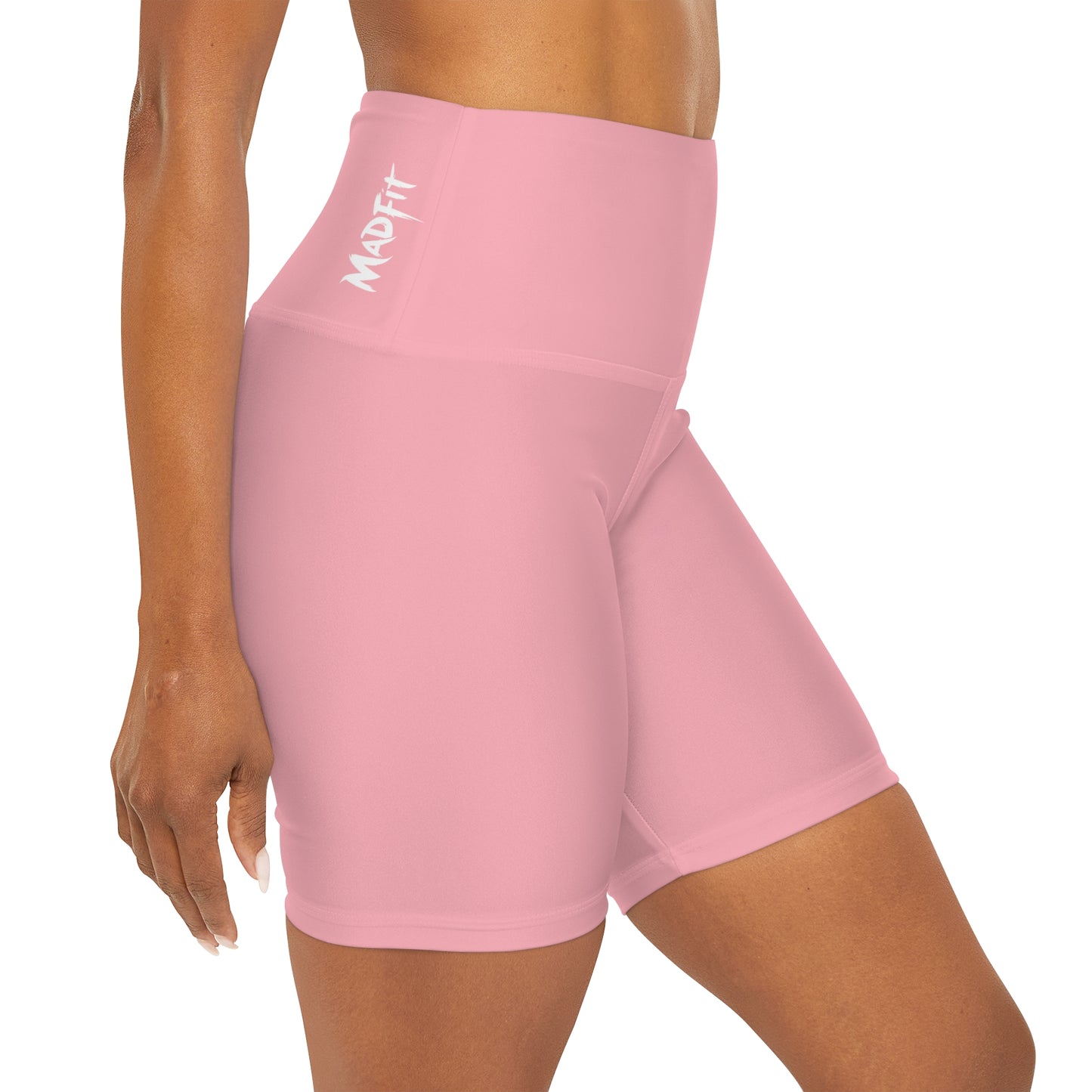 Baby Pink MadFit High Waisted Shorts