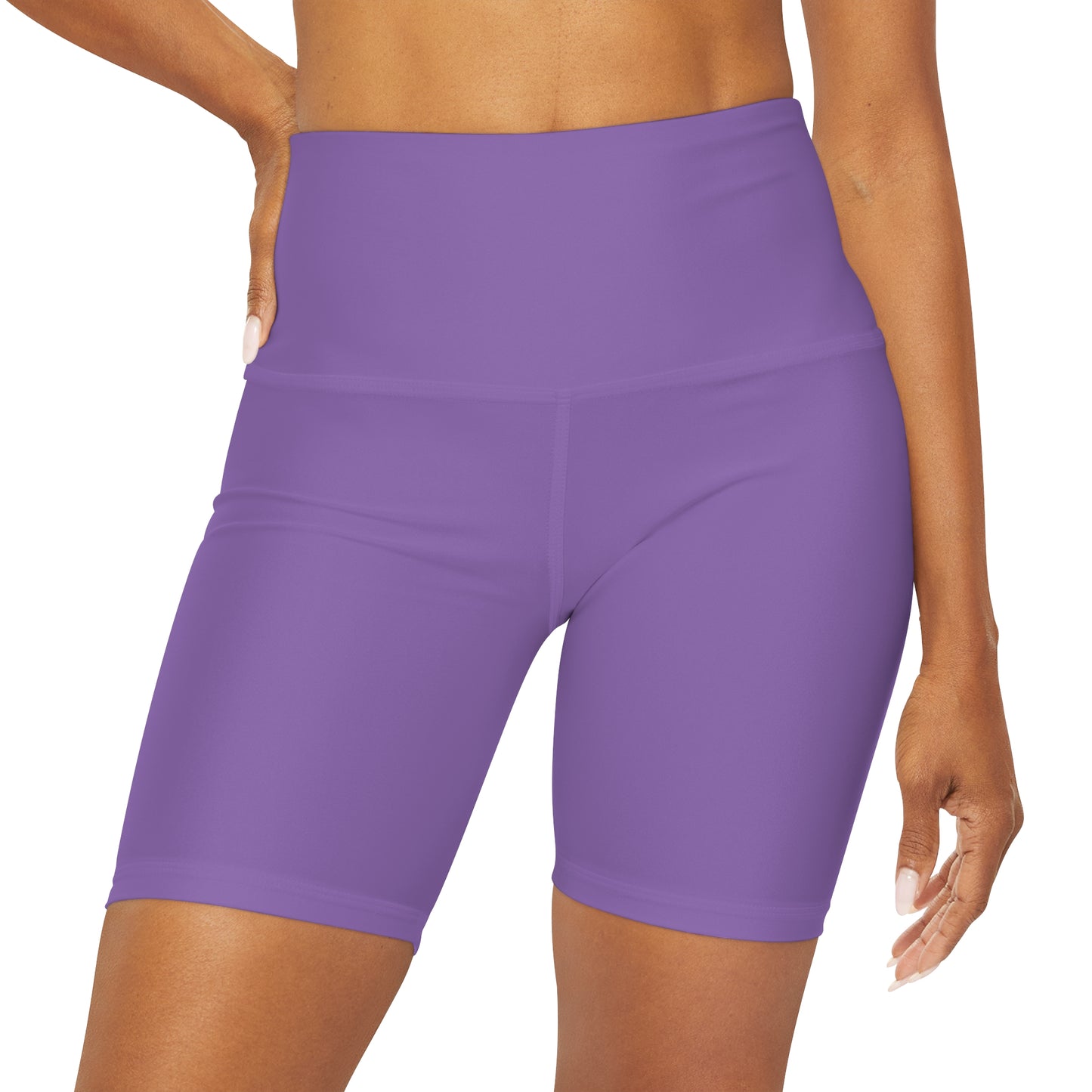 Lavender MadFit High Waisted Shorts