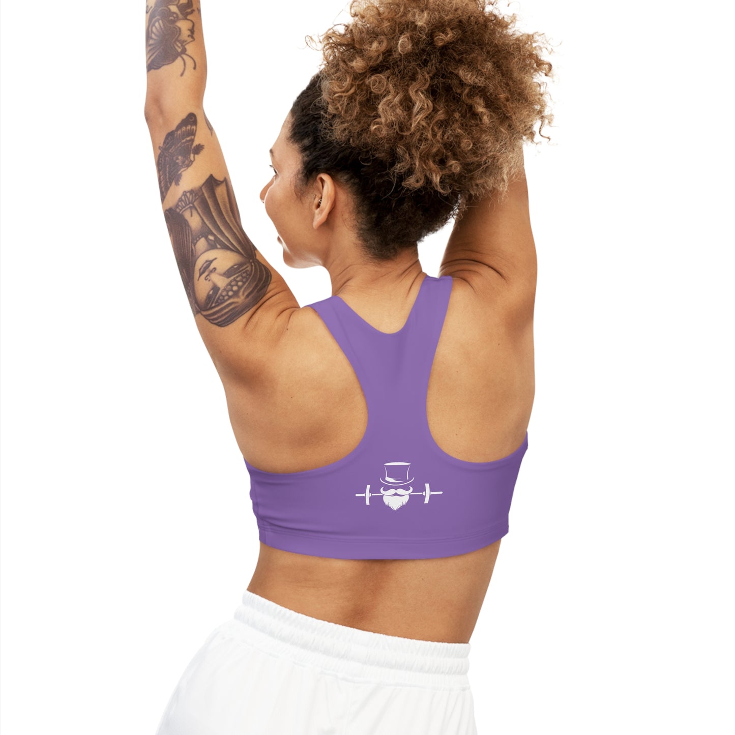 Lavender MadFit Seamless Sports Bra