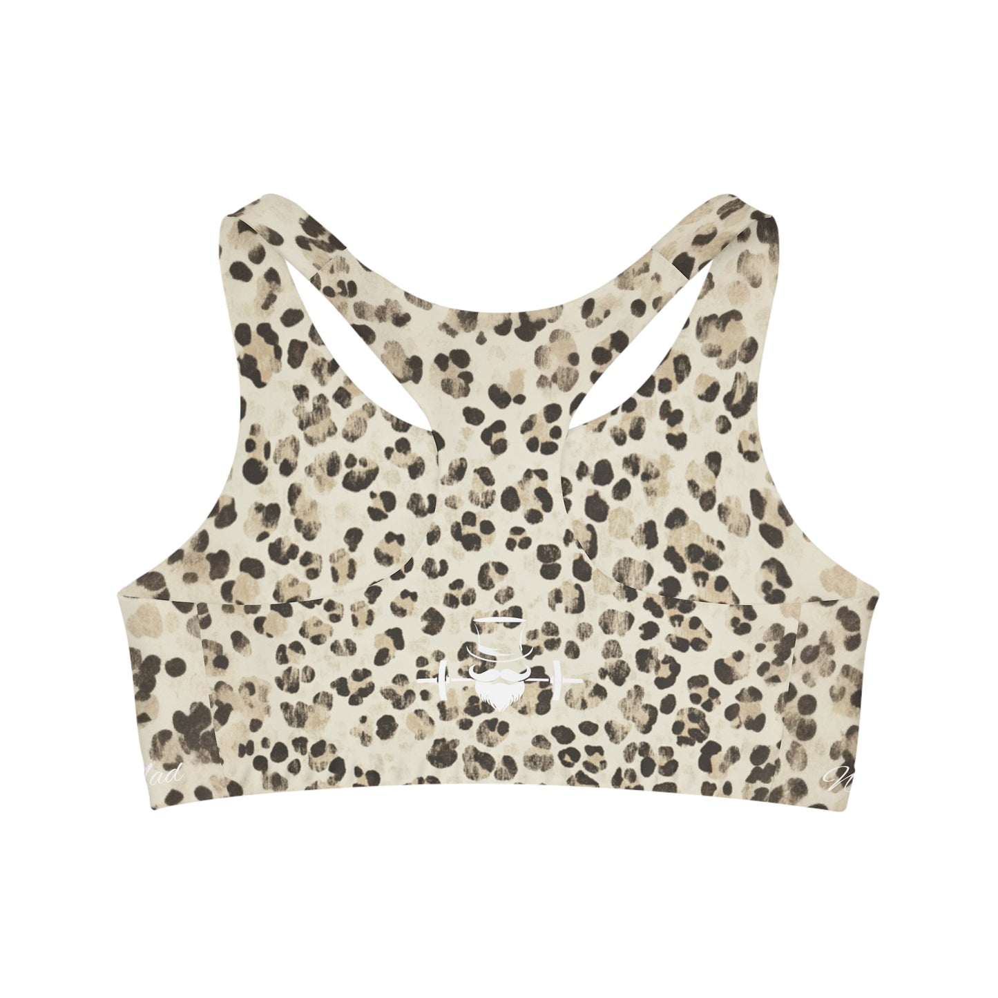 Earth Beige Night Stalker Seamless Sports Bra