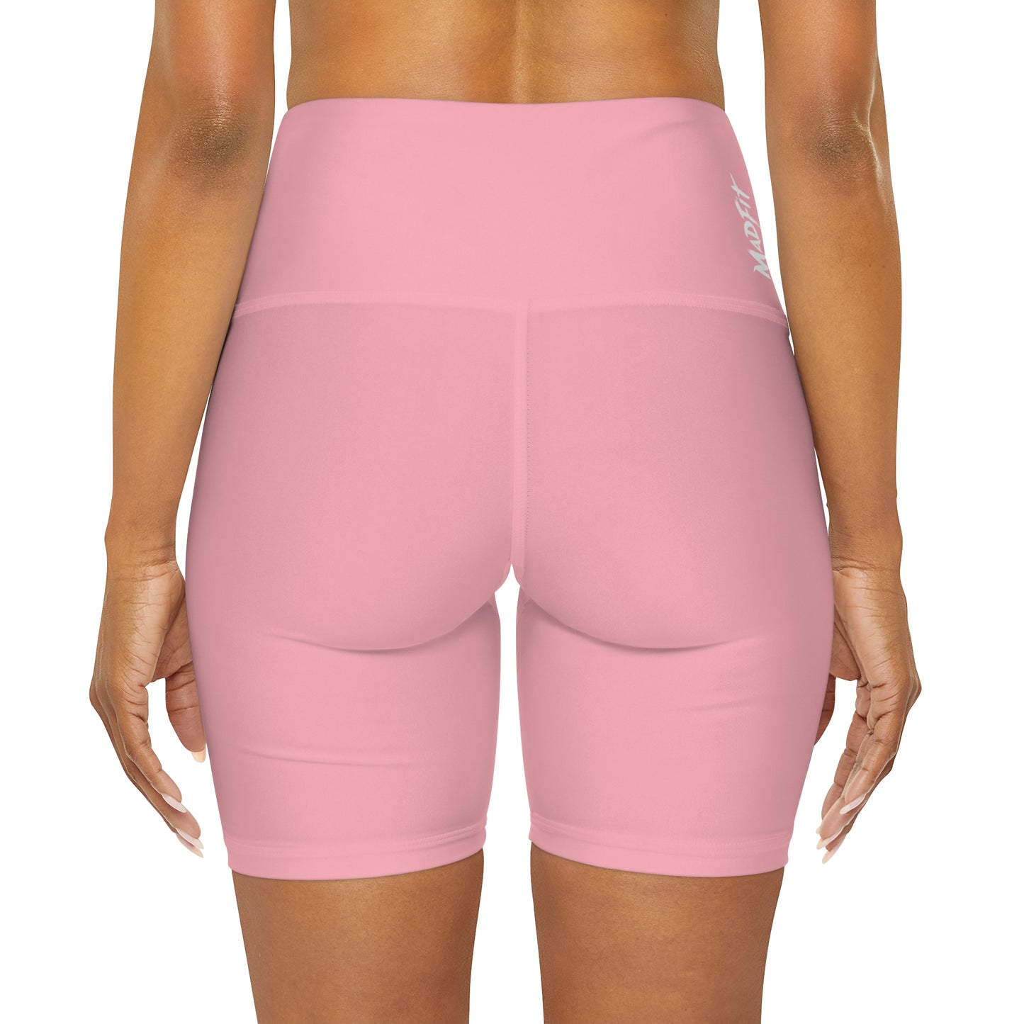 Baby Pink MadFit High Waisted Shorts