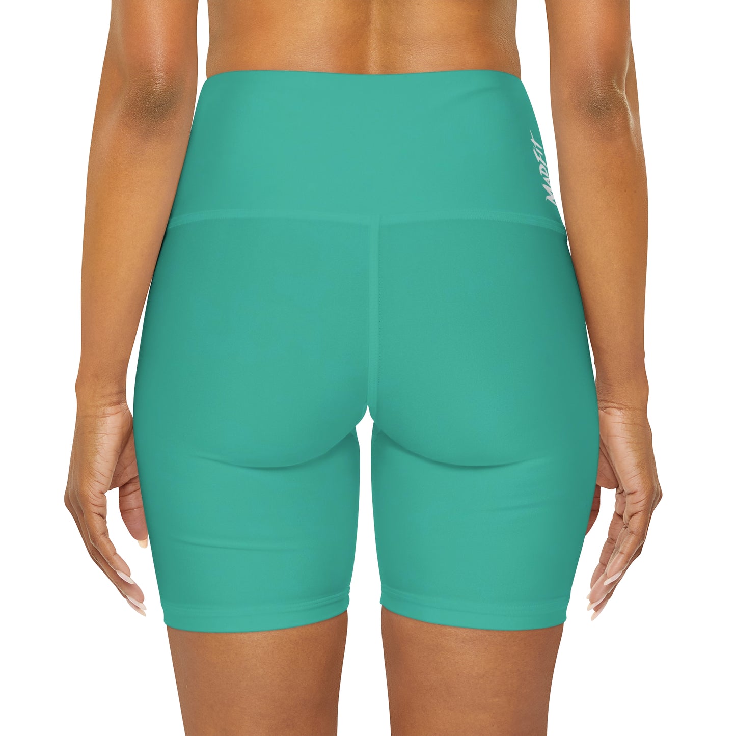 Sea Green MadFit High Waisted Shorts