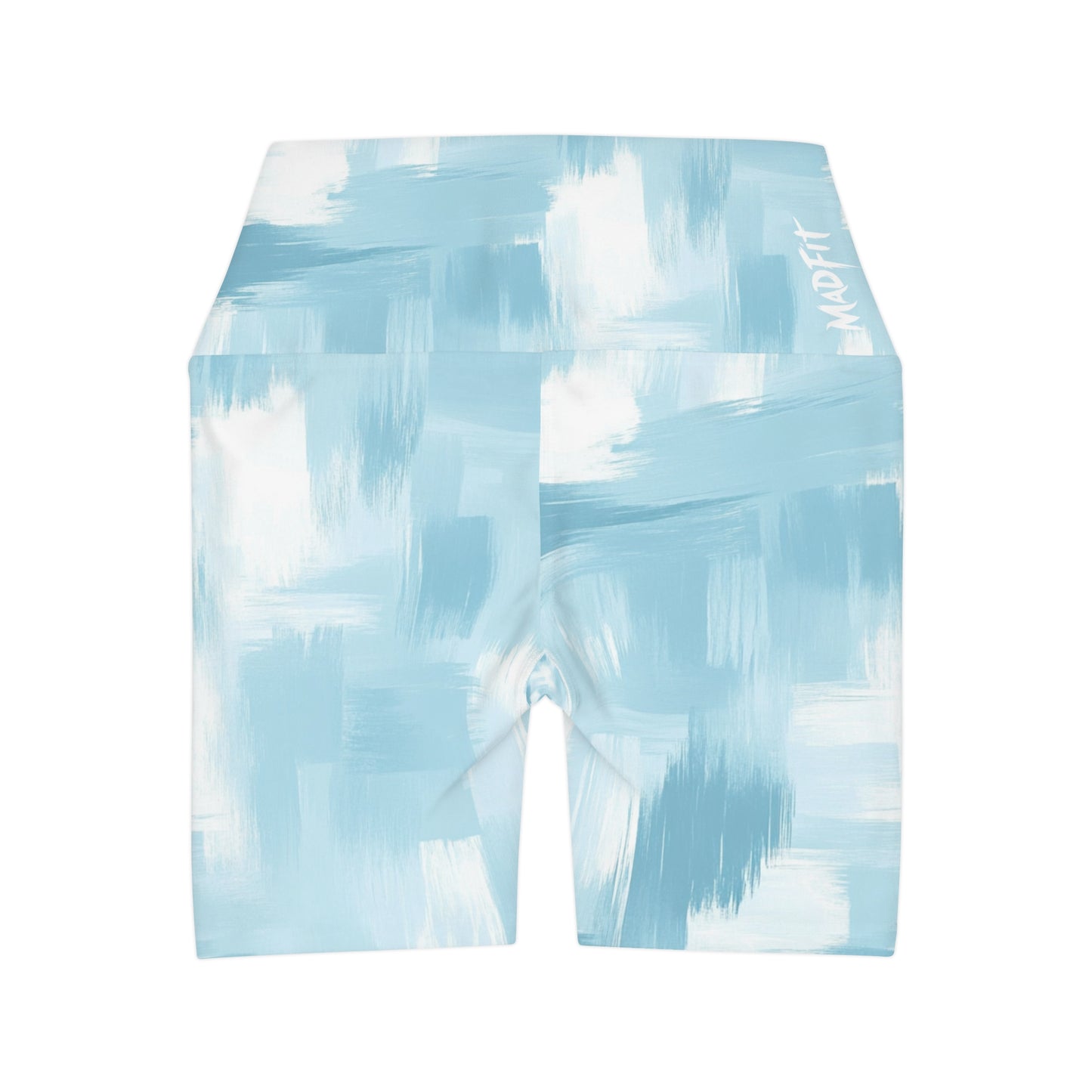 Baby Blue Brushed High Waisted Shorts