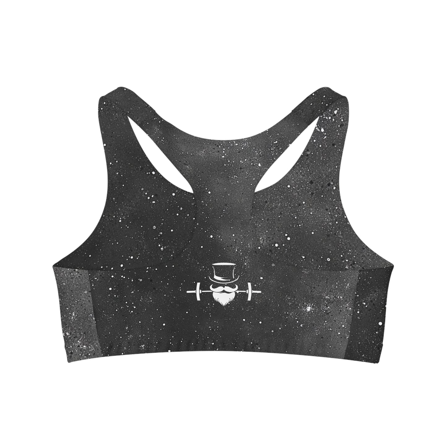 Charcoal Speckled Seamless Sports Bra