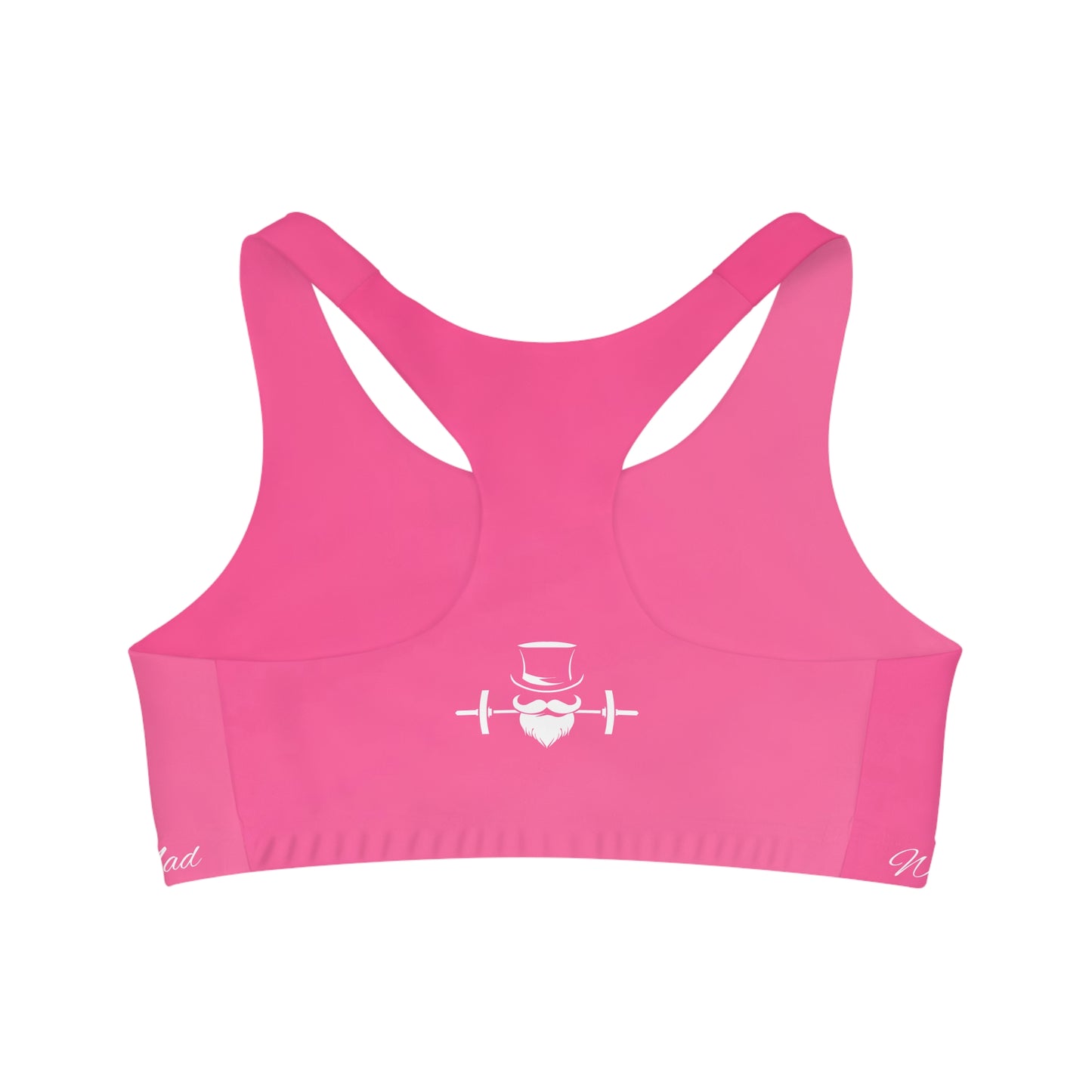 Bubblegum Pink Fade MadFit Seamless Sports Bra