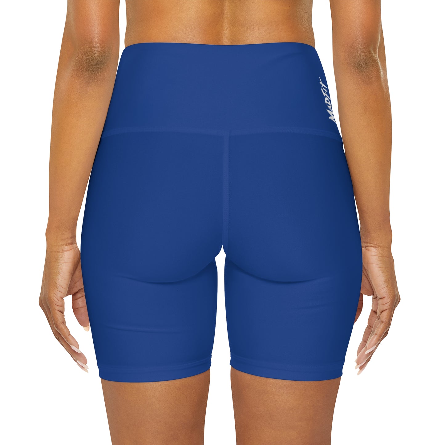 True Blue MadFit High Waisted Shorts