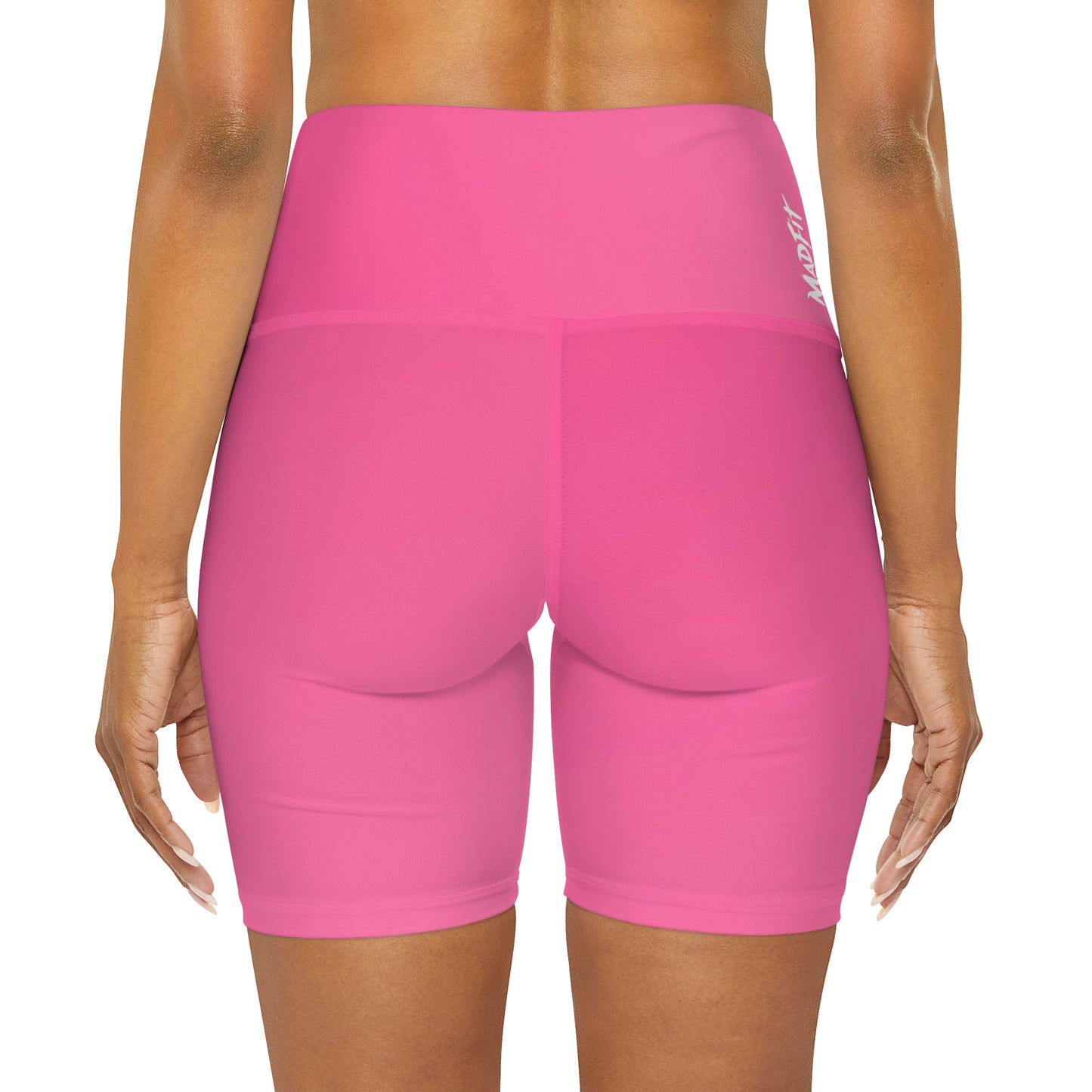 Bubblegum Pink Fade MadFit High Waisted Shorts