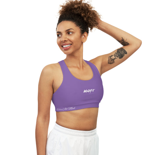 Lavender MadFit Seamless Sports Bra