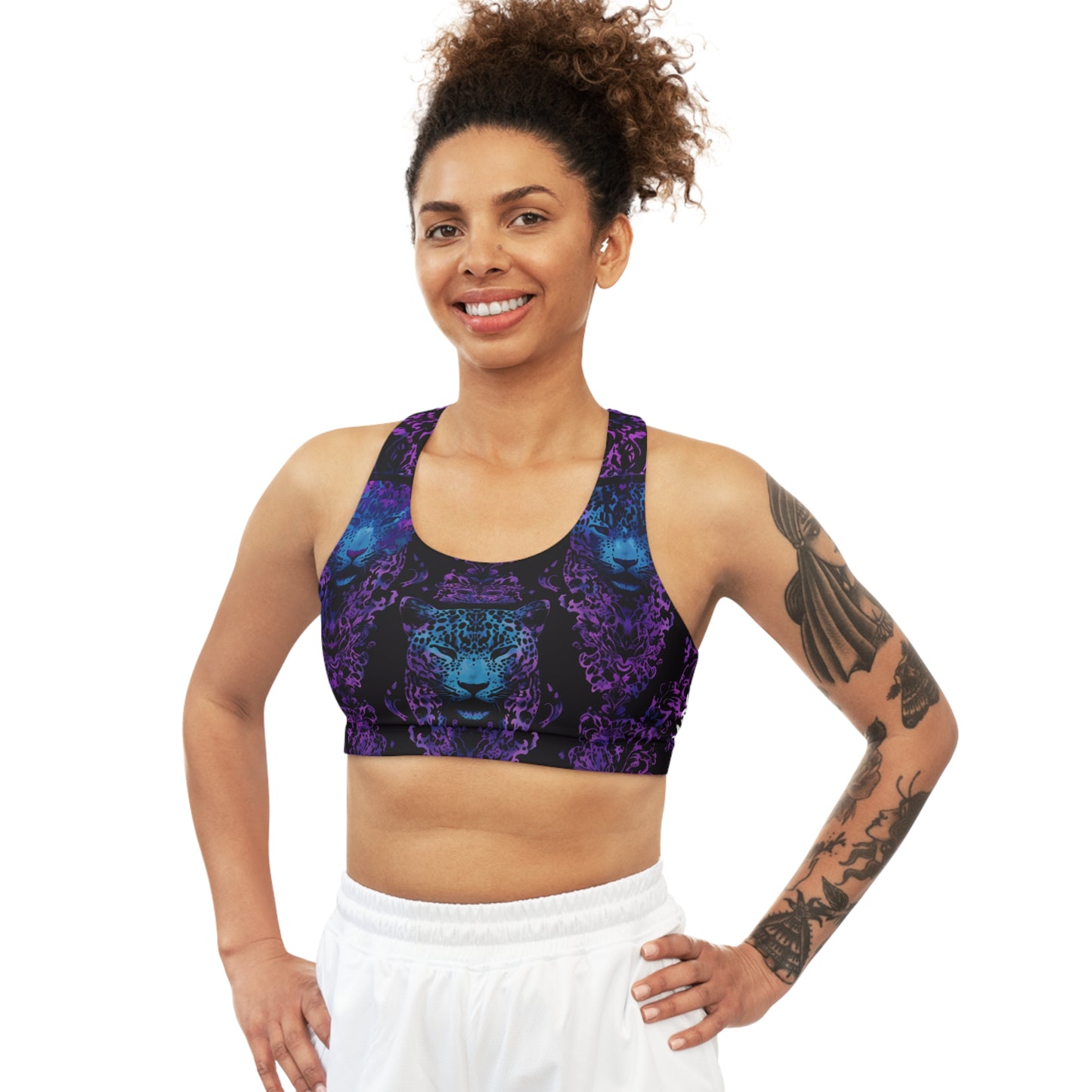 Deep Night Stalker Seamless Sports Bra