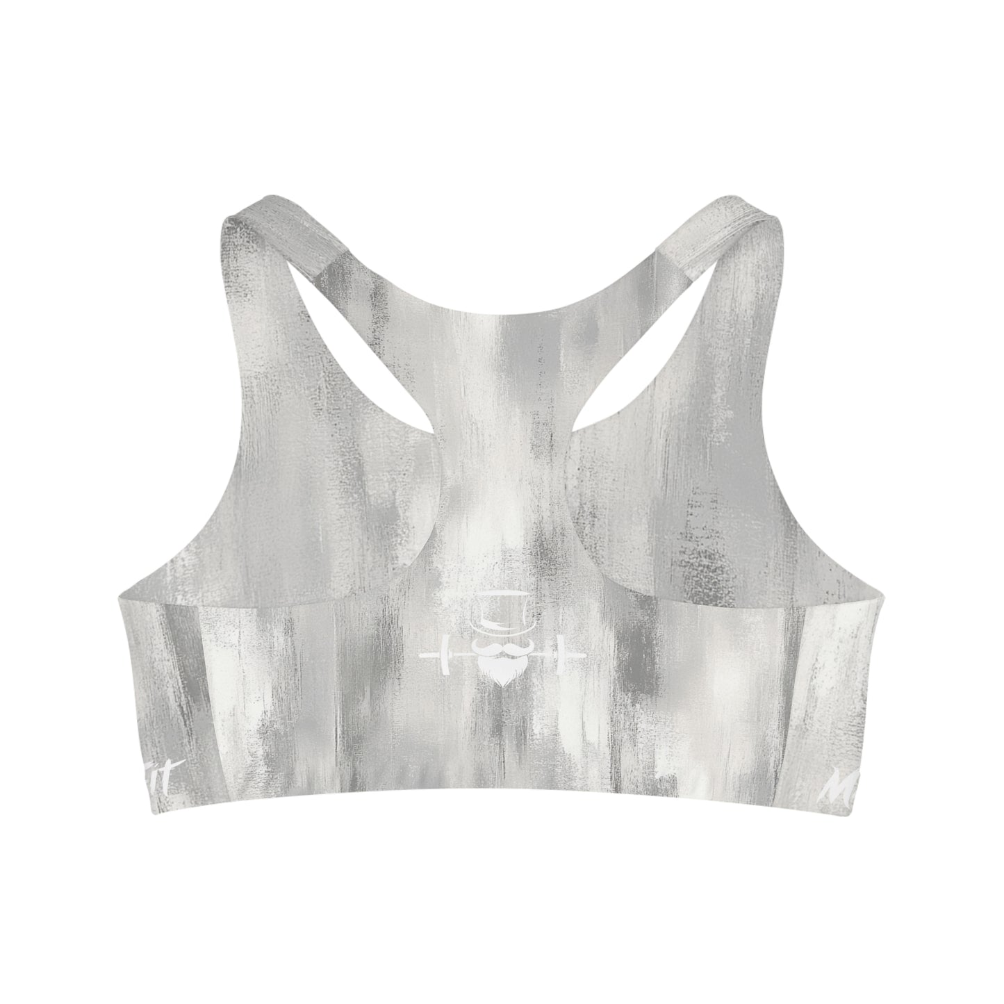 Arctic Gray Brushed Seamless Sports Bra