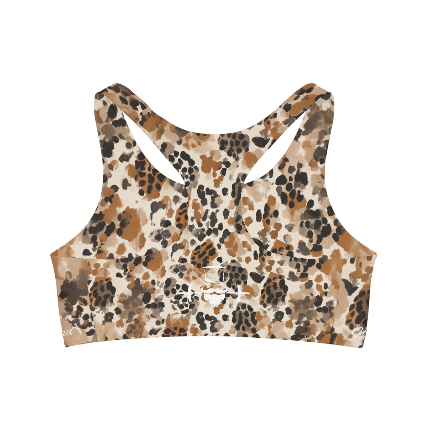 Tan Taupe Night Stalker Seamless Sports Bra