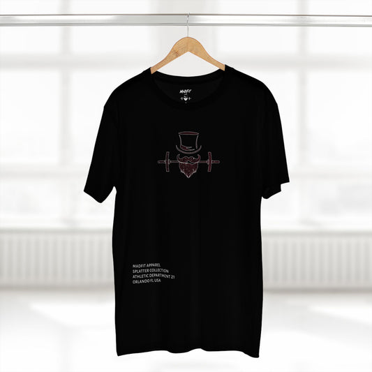 Burgundy Splatter MadFit Tee