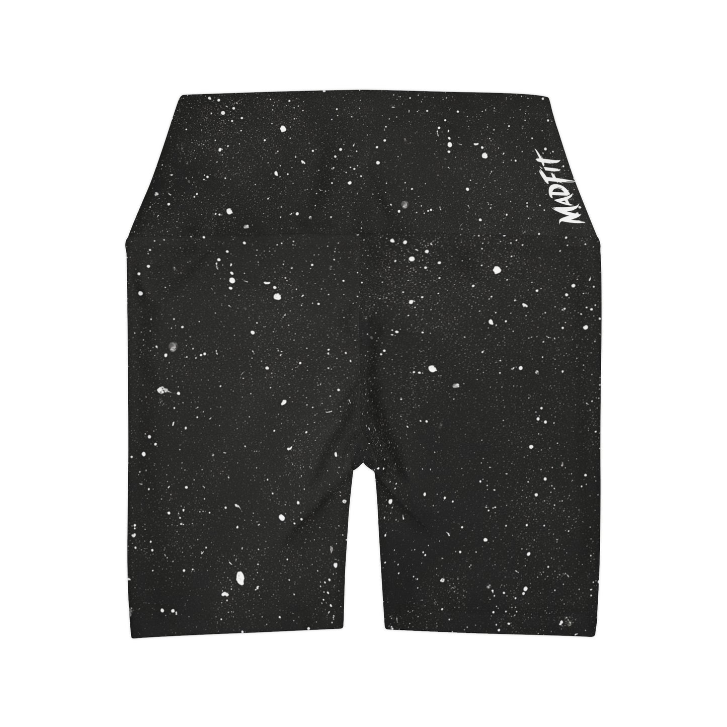 Midnight “Speckled” High Waisted Shorts