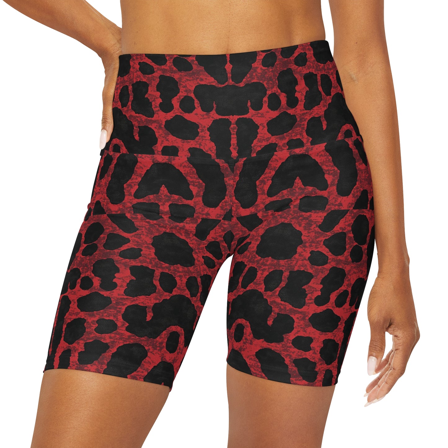 Scarlet Night Stalker High Waisted Shorts