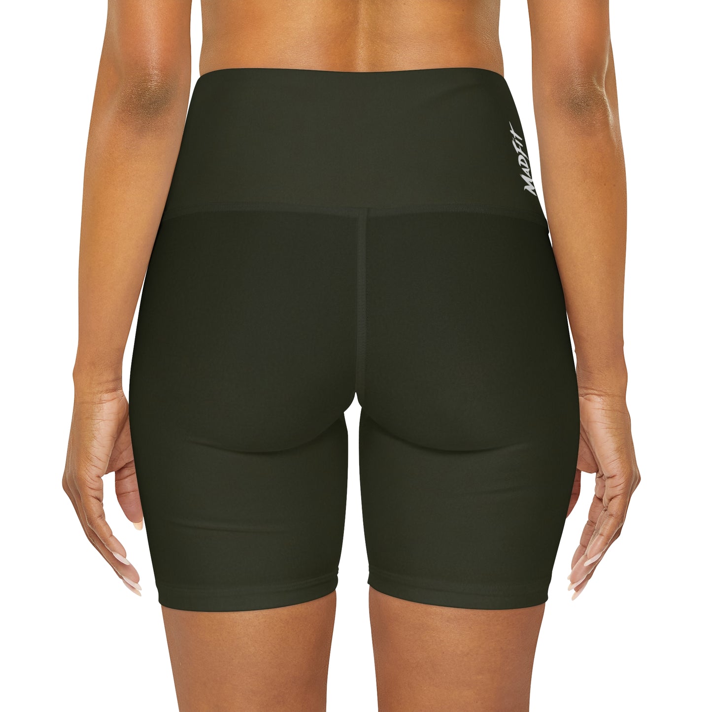 Olive Green MadFit High Waisted Shorts