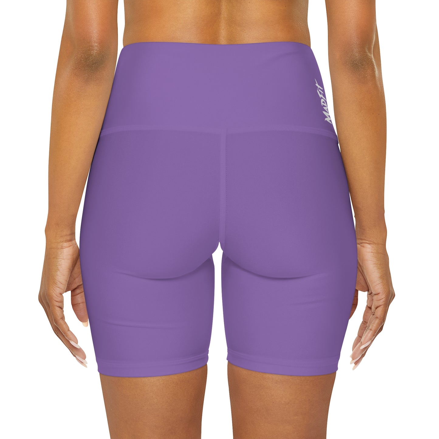 Lavender MadFit High Waisted Shorts