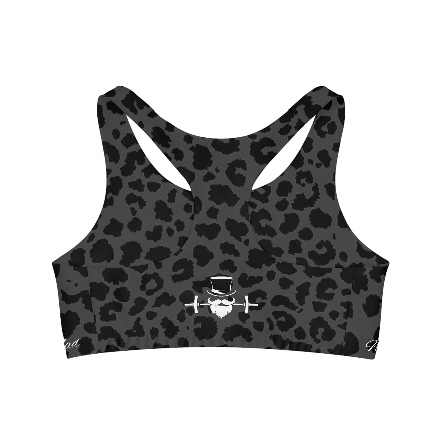 Midnight Charcoal Night Stalker Seamless Sports Bra