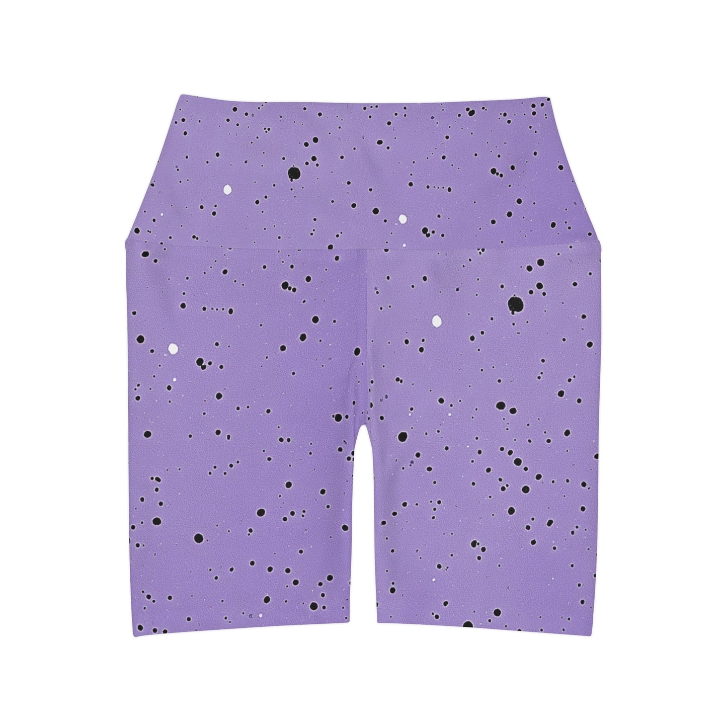 Lavender “speckled” High Waisted Shorts