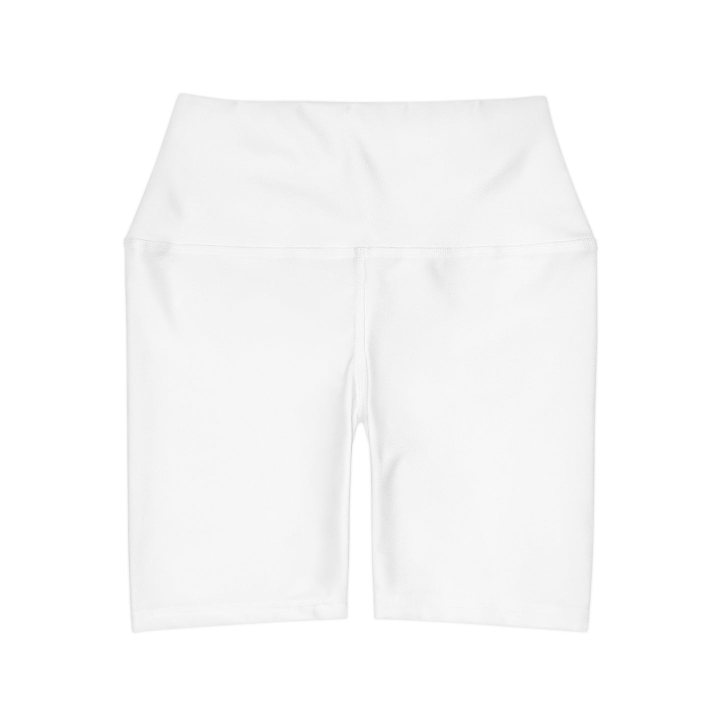 Arctic White High Waisted Shorts