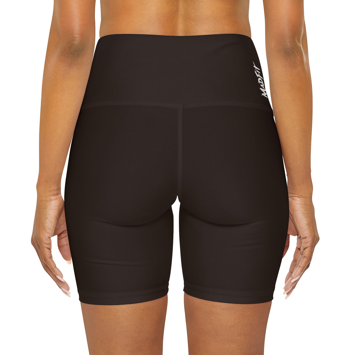 Mocha MadFit High Waisted Shorts