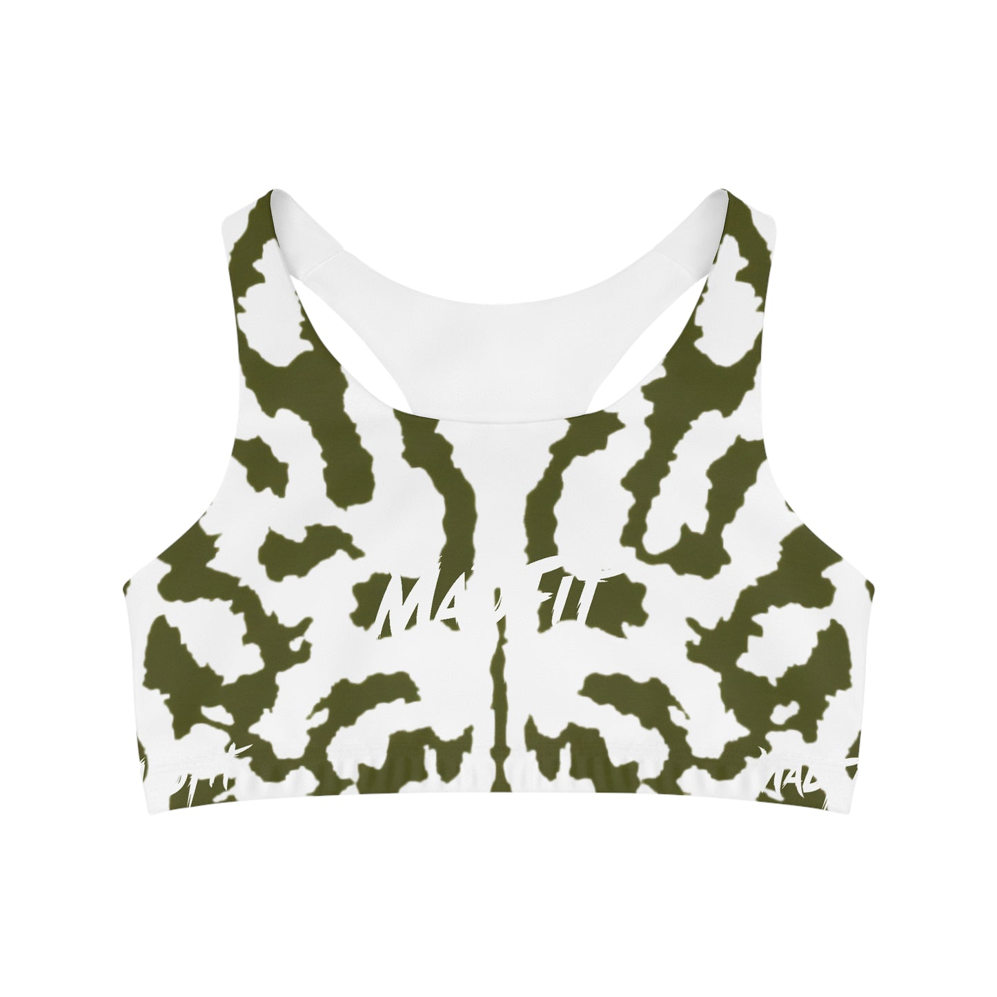 Arctic Jungle Camo Seamless Sports Bra