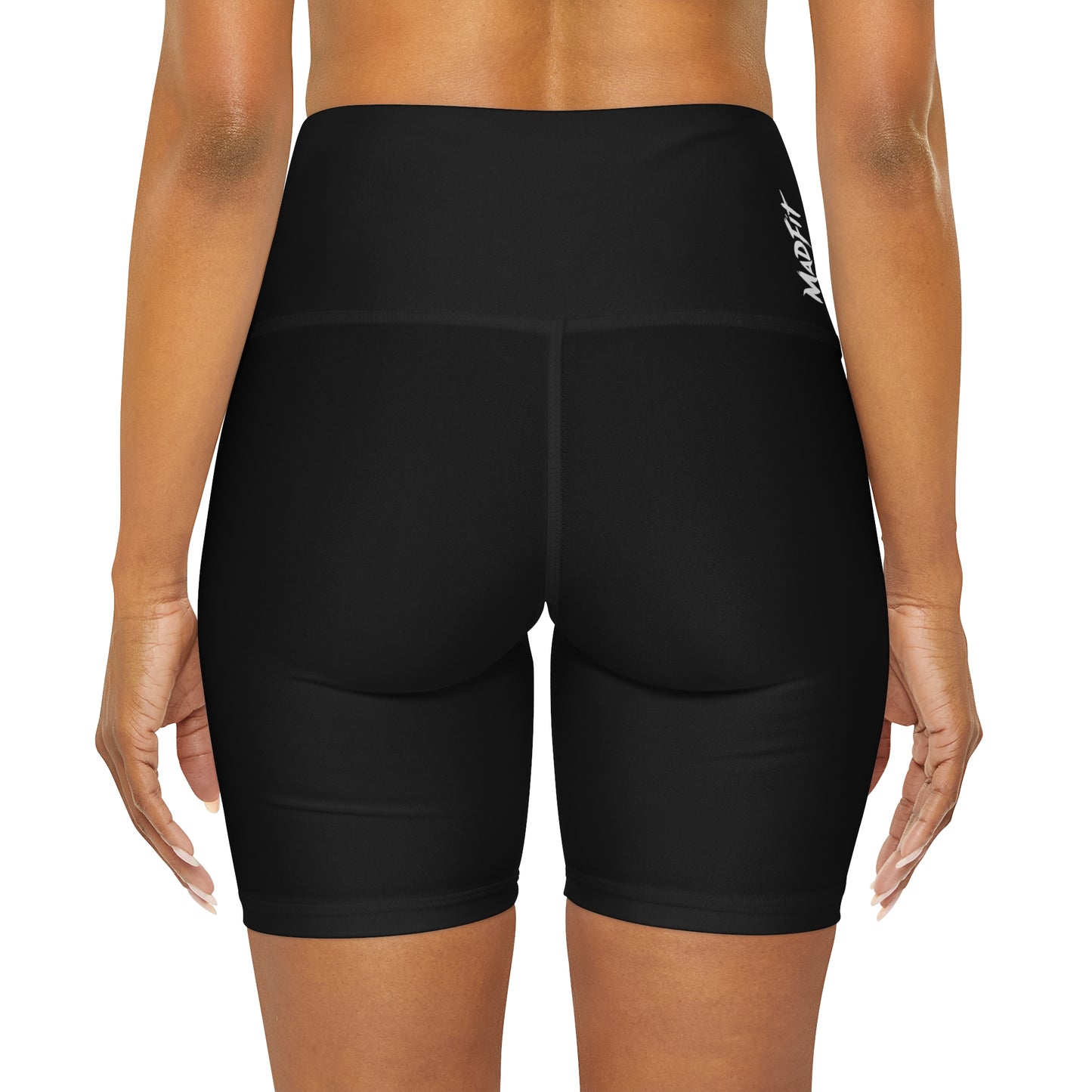 Midnight Black MadFit High Waisted Shorts