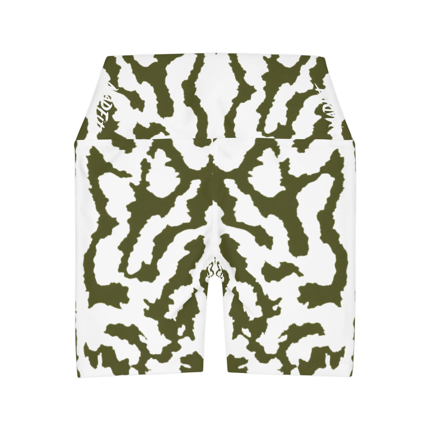 Arctic Jungle Camo High Waisted Shorts