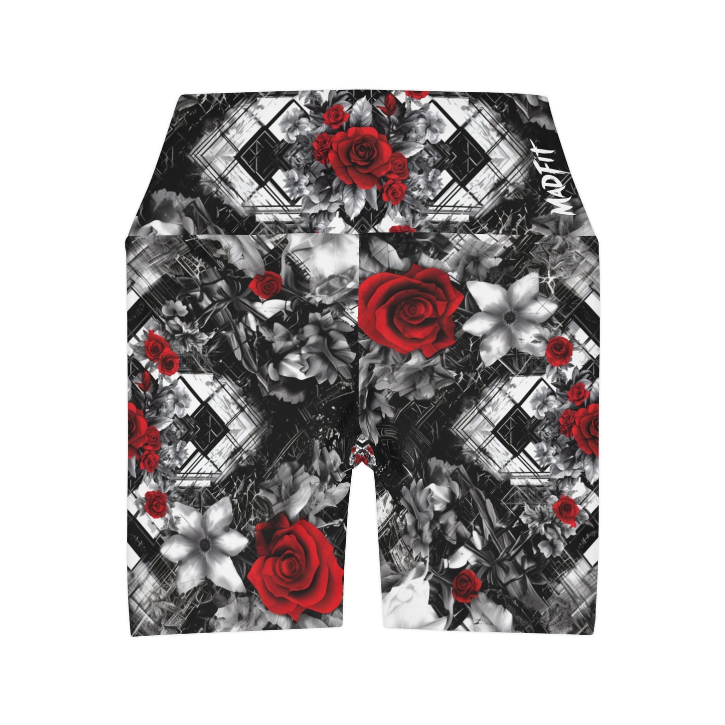 Rose Geo Flow High Waisted Shorts